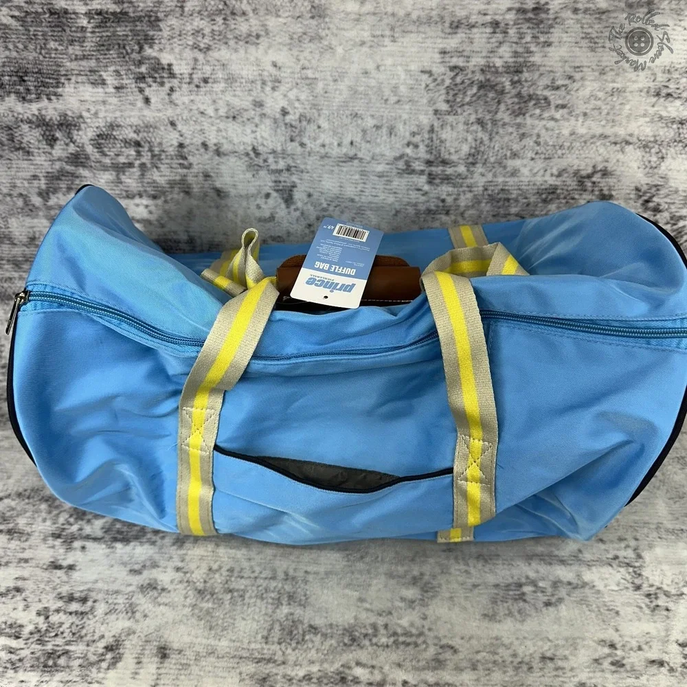NWT Prince Pickleball Duffle Bag Light‎ Blue Yellow PPK102L-LBT $49.99